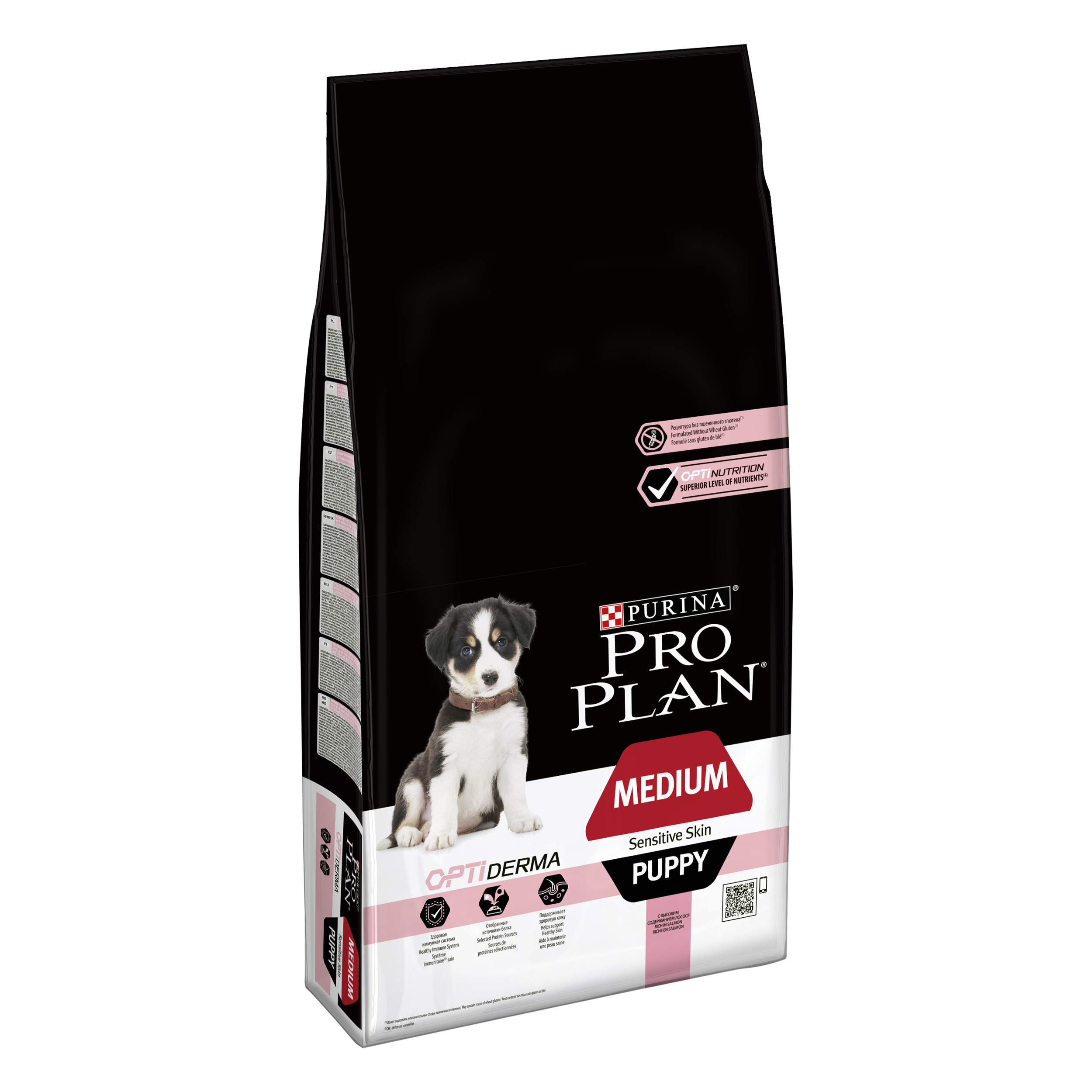 Pro Plan® Medium Puppy Optiderma Salmon 12kg