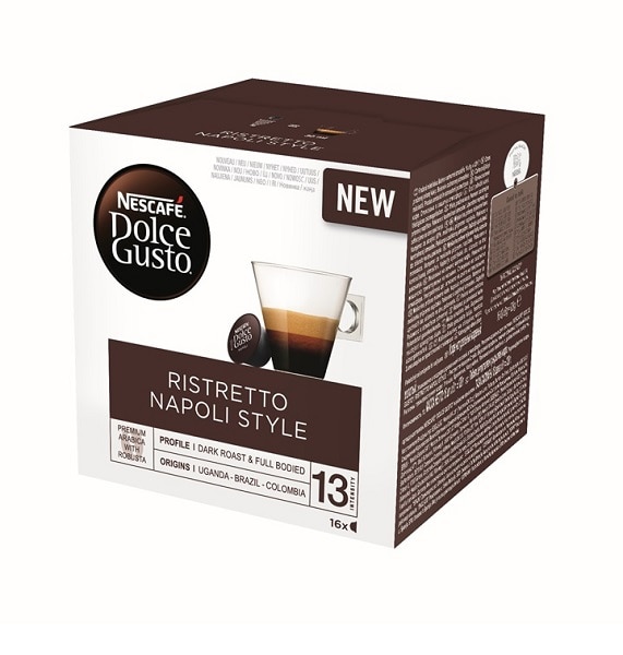 NESCAFÉ® Dolce Gusto® Ristretto Napoli Style 128g, 16 Capsules