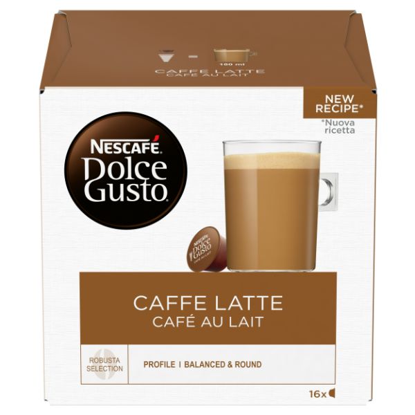 NESCAFÉ® Dolce Gusto® Café Latte (Café au Lait) 160g, 16 Capsules