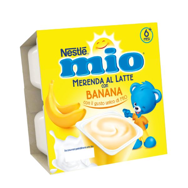 MIO® Merenda Banana Milk Snack 100g, Pack of 4