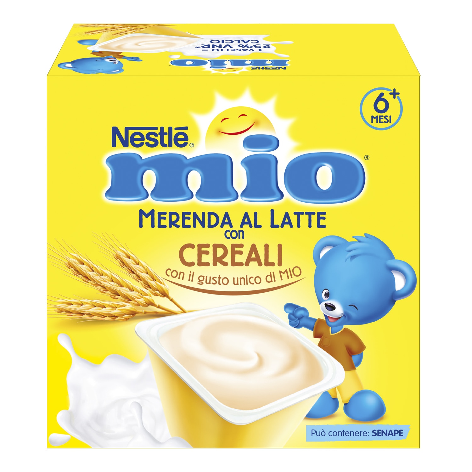 MIO® Merenda Cereal Milk Snack 4 x 100g