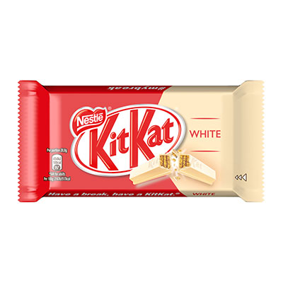 Nestlé Kitkat 4 Finger White Chocolate Bar 41.5g