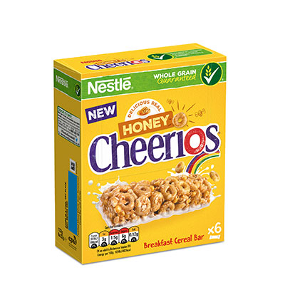 Nestlé Cheerios Honey Cereal Bar Pack of 6 