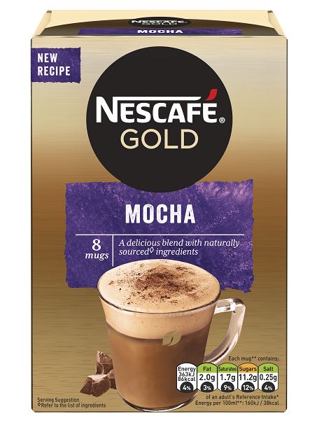 NESCAFÉ GOLD Mocha 144g, 8 Sachets