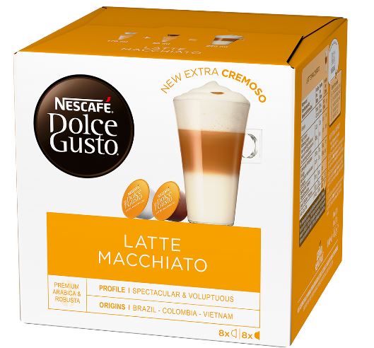 NESCAFÉ Dolce Gusto Latte Macchiato 194.4g, 16 Capsules