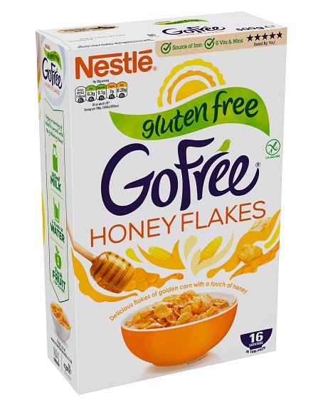 Nestlé Gluten Free Corn Flakes Honey 500g