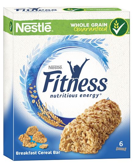Nestlé FITNESS Natural Cereal Bar Pack of 6