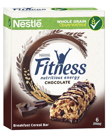 Nestlé FITNESS Chocolate Cereal Bar Pack of 6