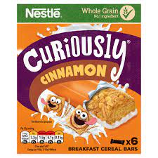 Nestlé Curiously Cinnamon Cereal Bar Pack of 6