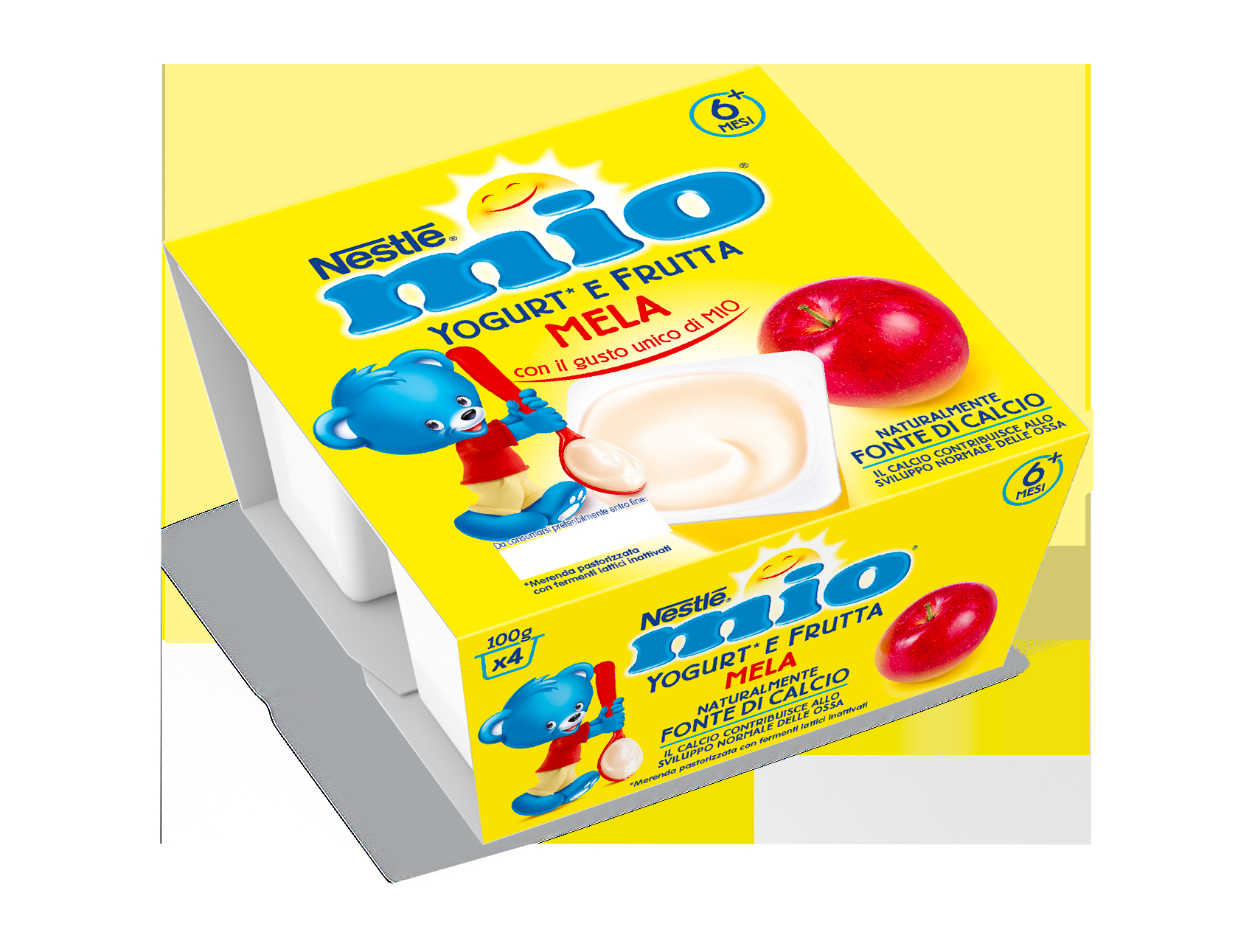 Nestlé MIO MERENDA® Apple Milk Snack 4x100g