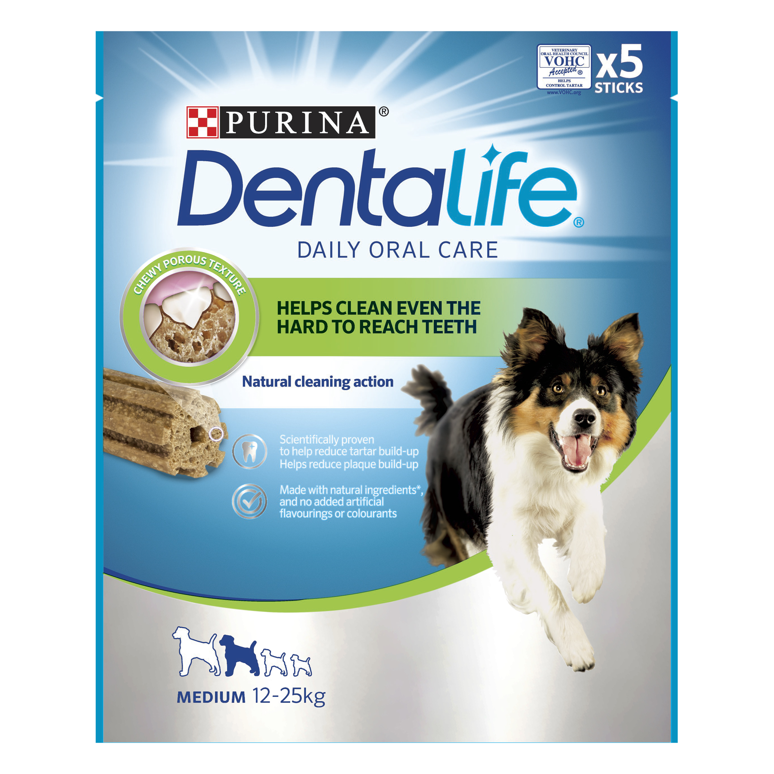 Dentalife™ Medium Adult Dog Oral Hygiene Treats 115g