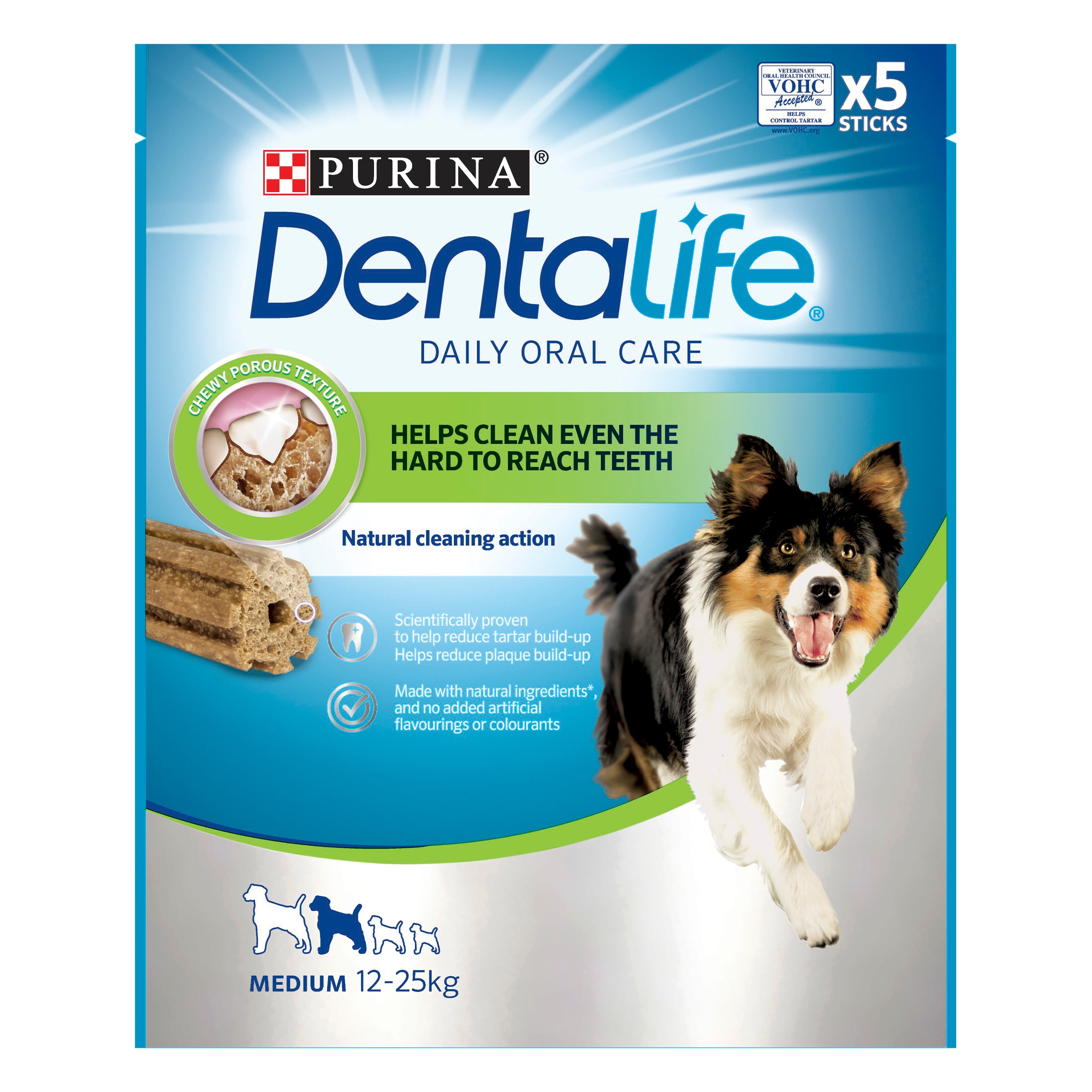 Dentalife™ Medium Adult Dog Oral Hygiene Treats 115g