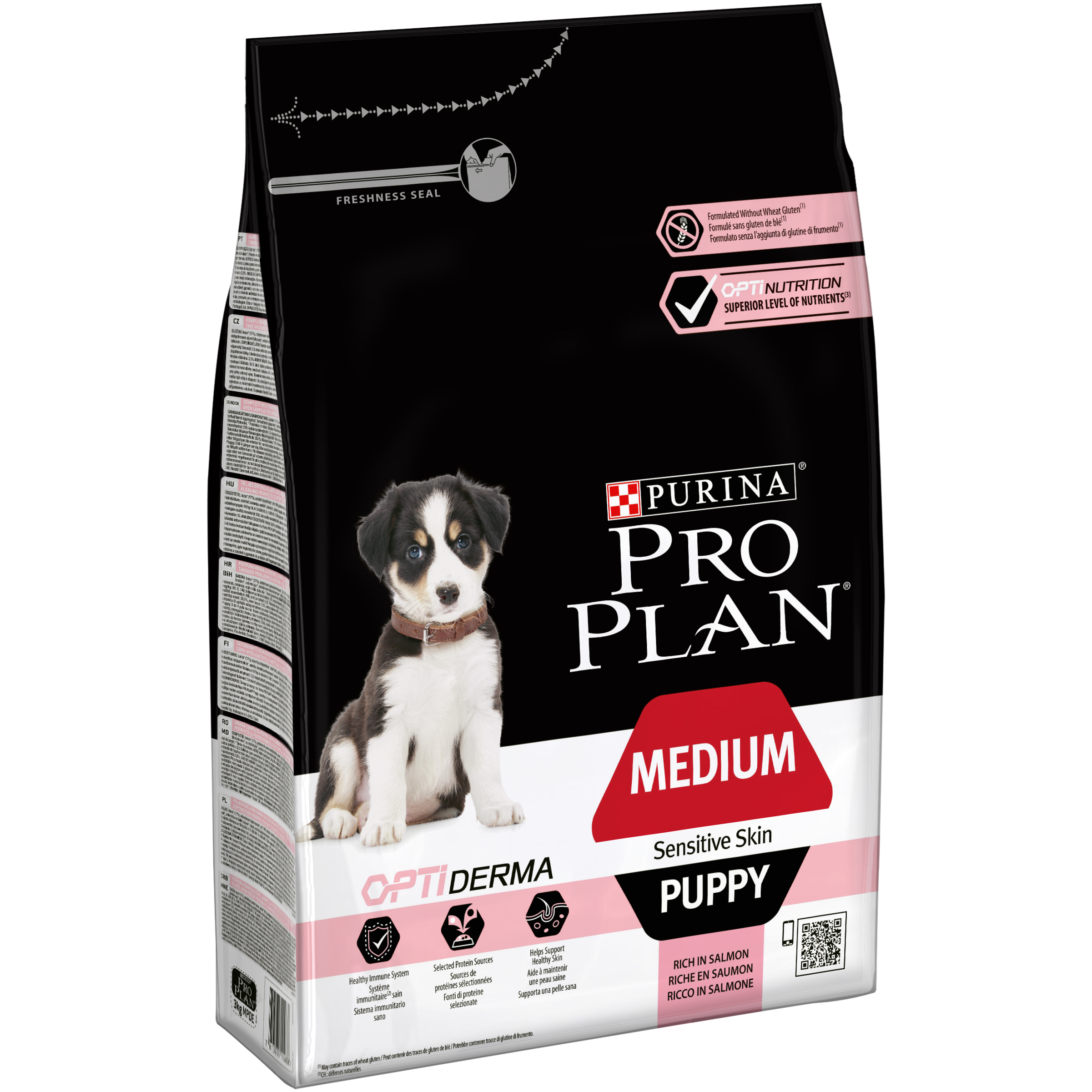  Pro Plan® Medium Puppy Optiderma Salmon 3kg