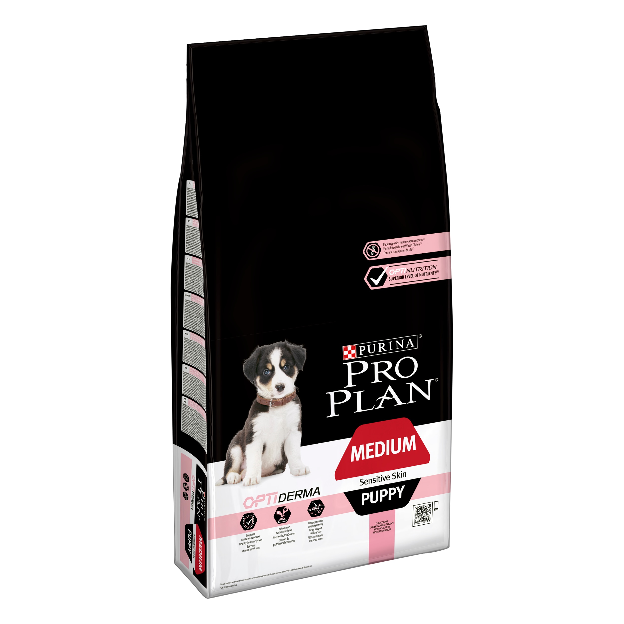 Pro Plan® Medium Puppy Optiderma Salmon 12kg