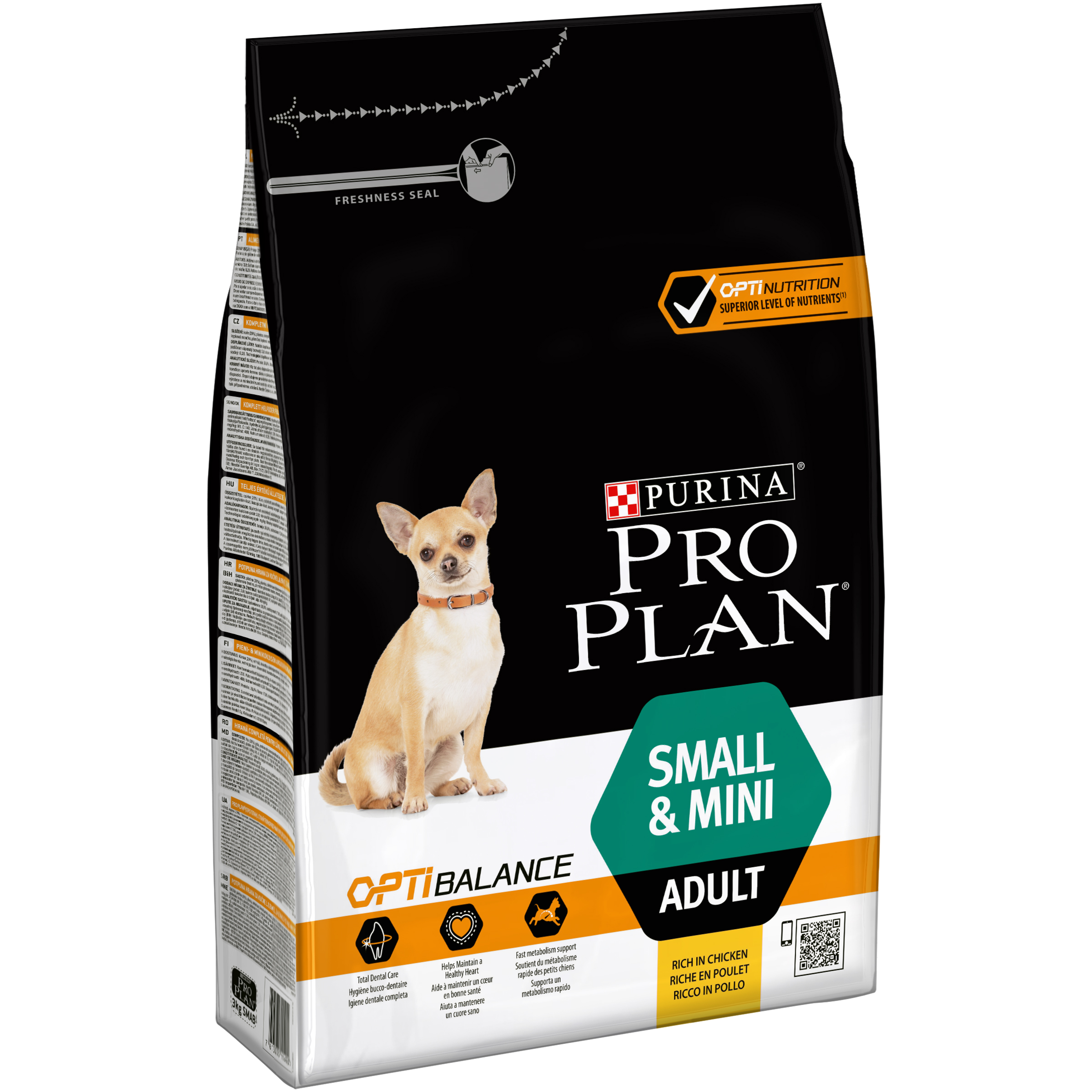Pro Plan® Small & Mini Adult Optibalance Chicken 3kg