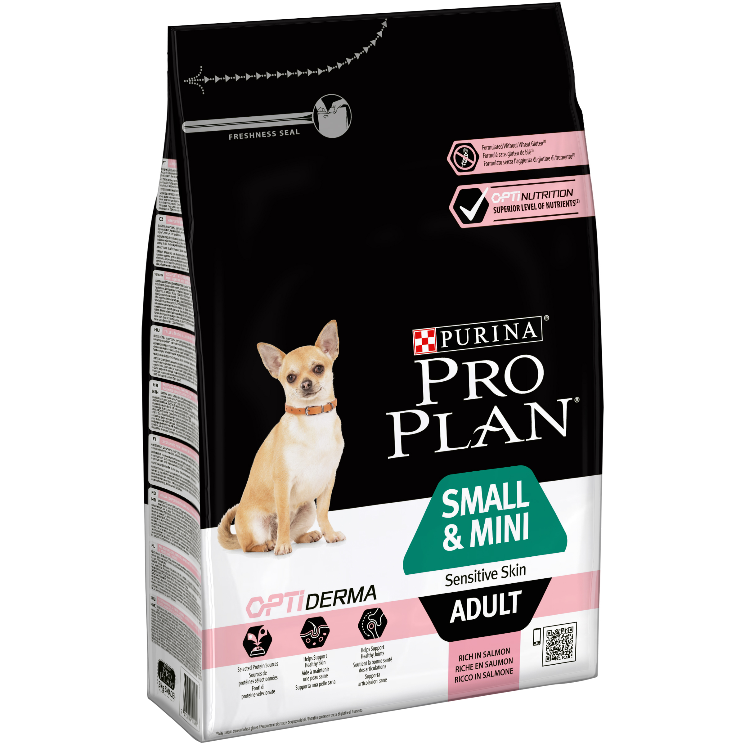 Pro Plan® Small & Mini Adult Optiderma Salmon 3kg