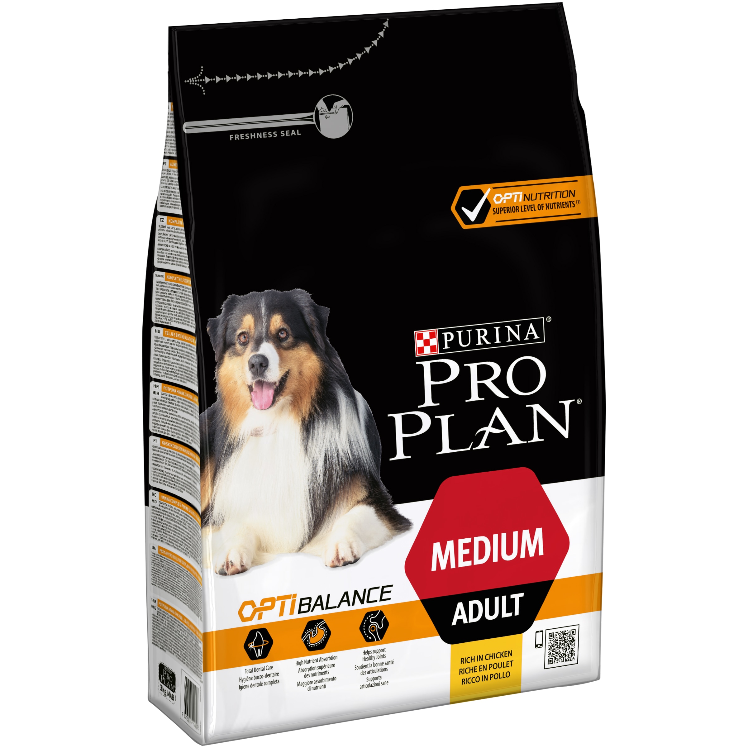 Pro Plan® Medium Adult Optibalance Chicken 3kg