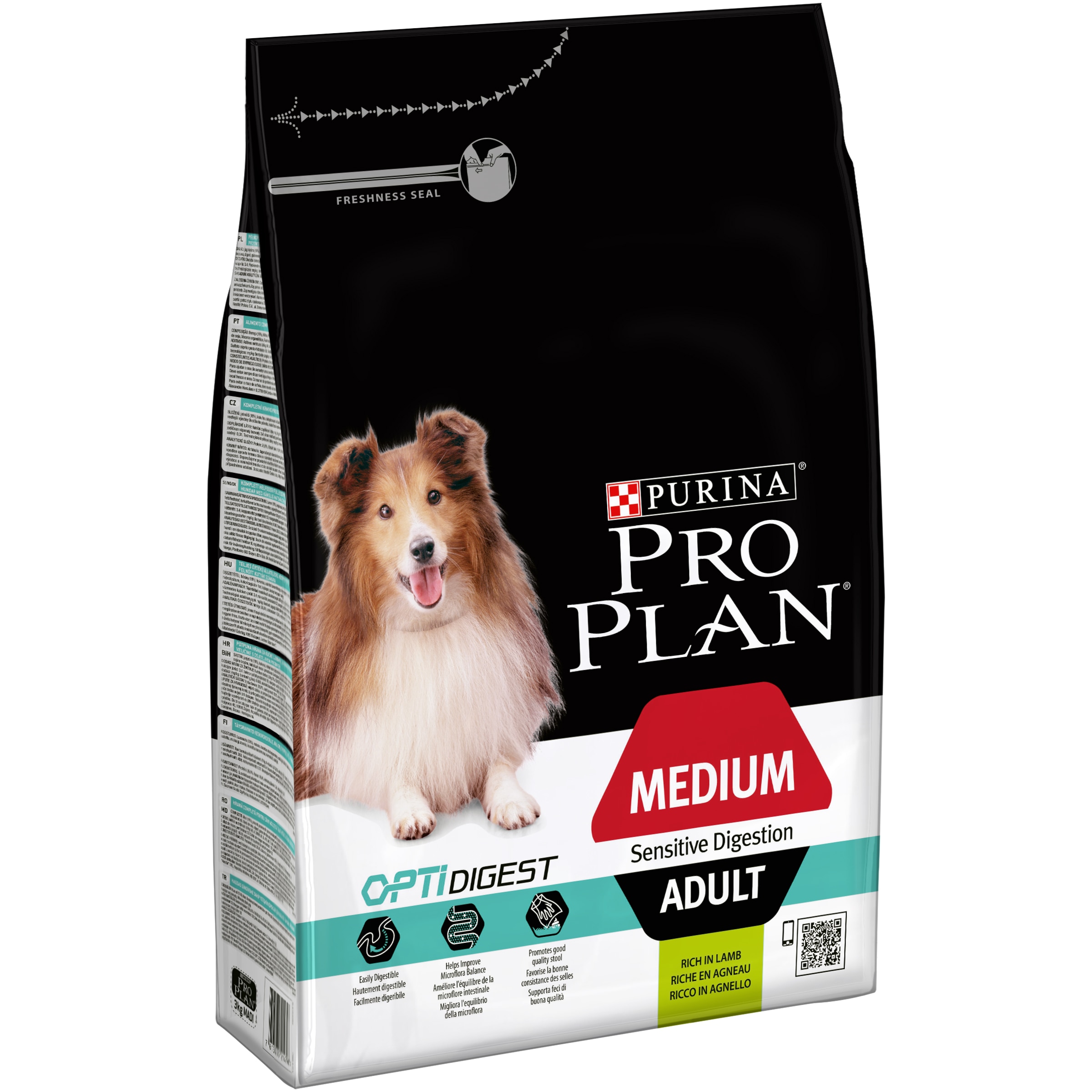 Pro Plan® Medium Adult Optidigest Lamb 3kg