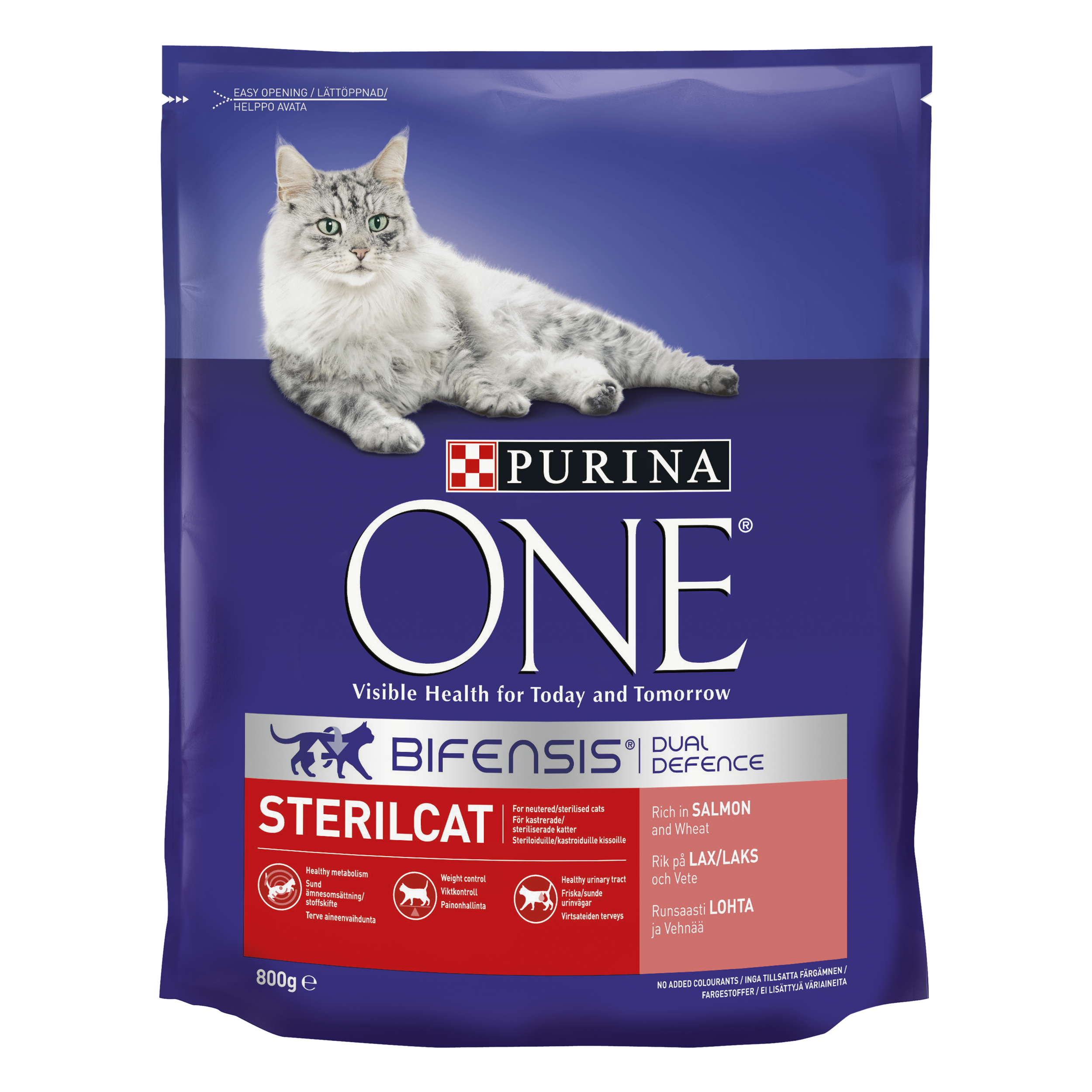 Purina® ONE® Sterlised Adult Formula Adult Cat Salmon 800g