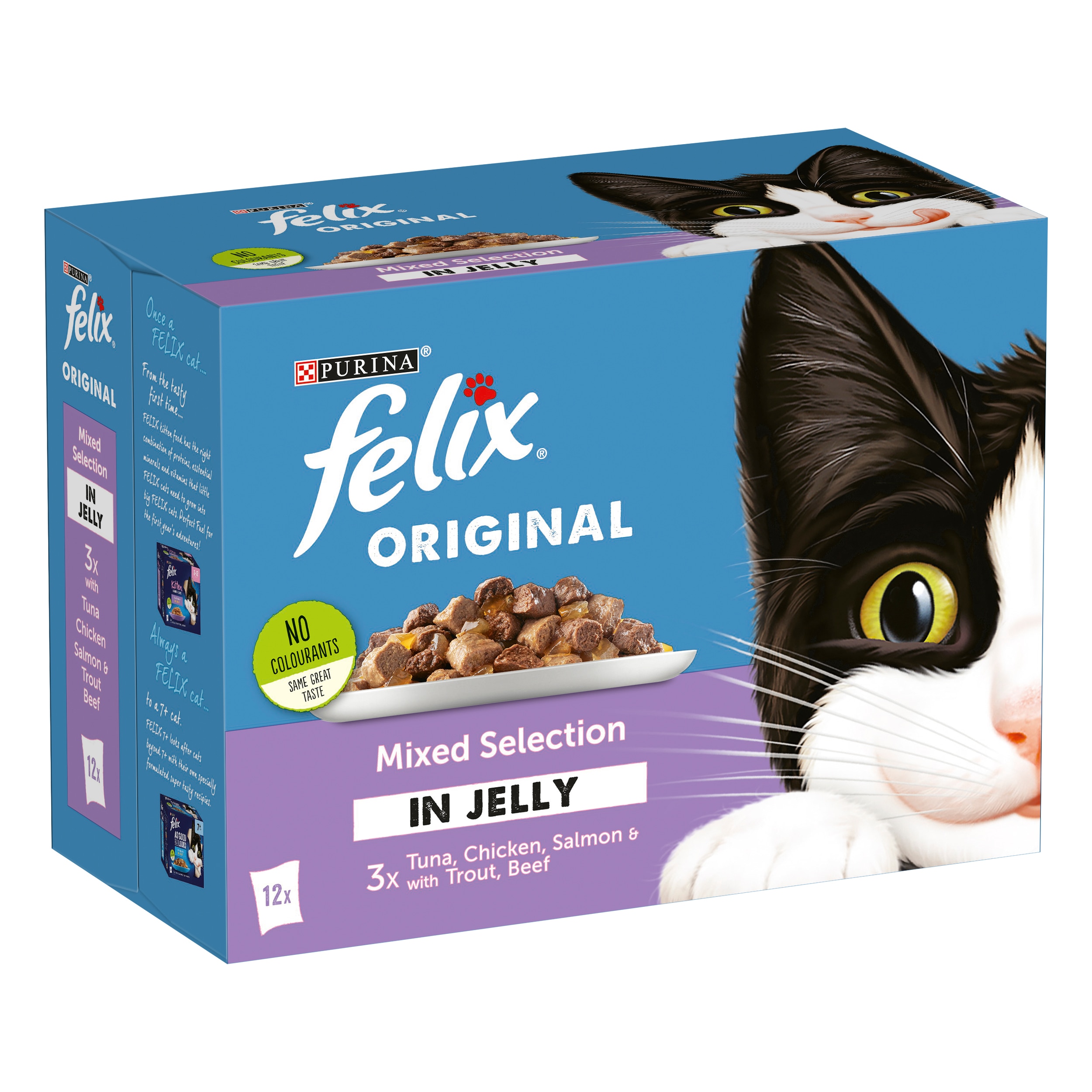 Purina Felix® Multipack Mixed Selection in Jelly 100g, Pack of 12